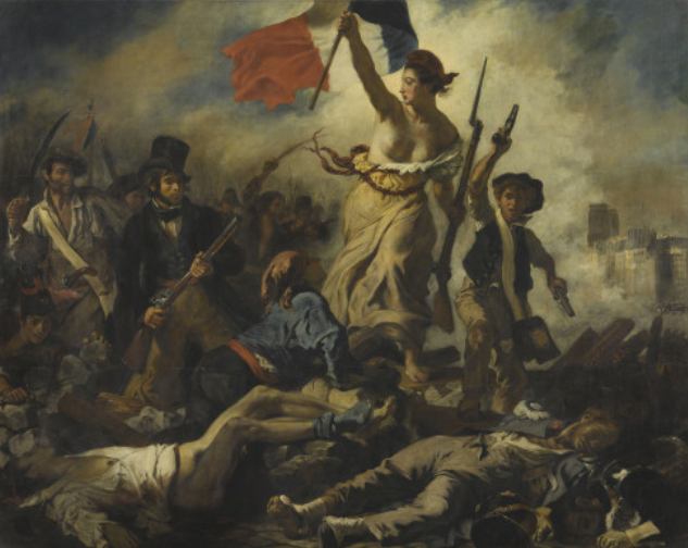 Eugène Delacroix, July 28, 1830: "Die Freiheit führt das Volk", 1830/1831 Salon, Musée du Louvre, Paris © RMN-Grand Palais (musée du Louvre) / Michel Urtado