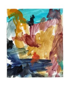 Maja Lilian Krakau
“simultaneity“, 2024, Aquarell auf Papier, 18 x 15 cm